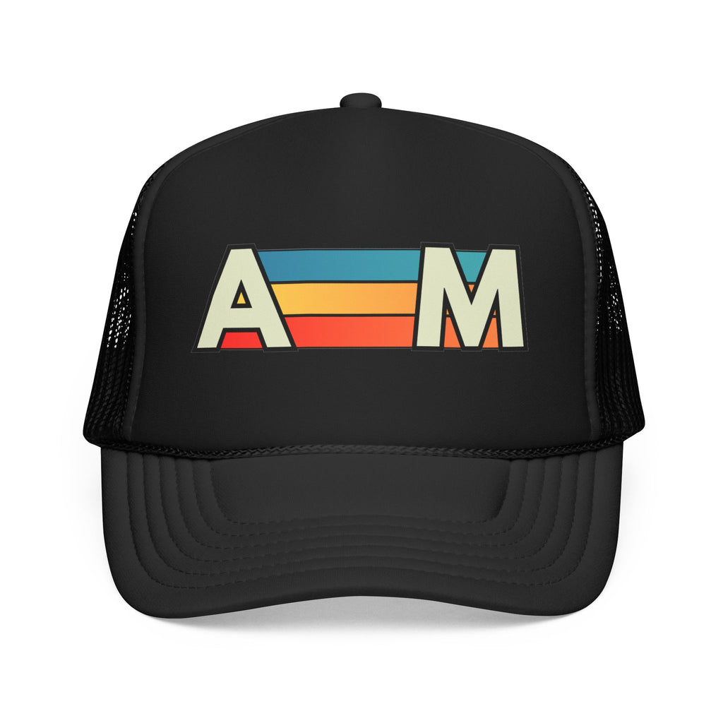 Retro Stripe Trucker Hat